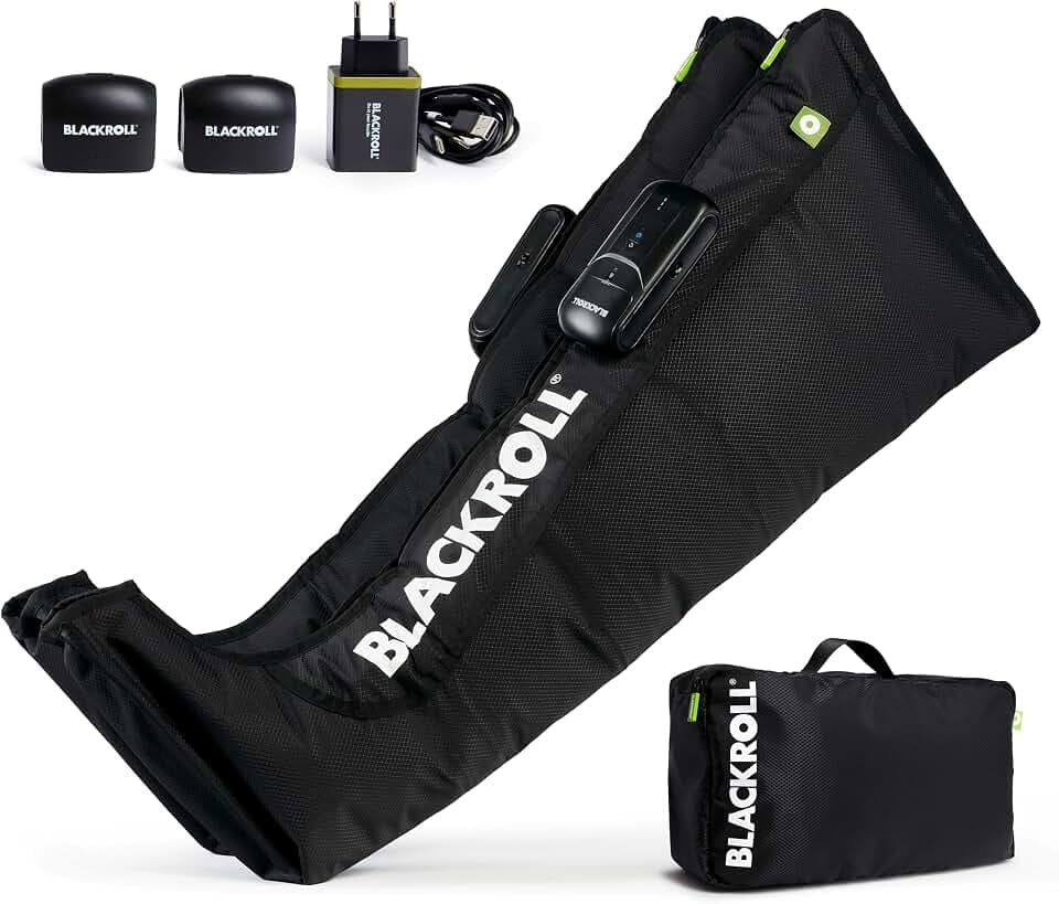 BLACKROLL® Compression Boots 2.0 – Premium Recovery Boots für Beine S| Kompressionsmassage für schnellere Regeneration, schwere Beine & Muskelermüdung | 3 Modi, 5 Druckstufen, kabellos