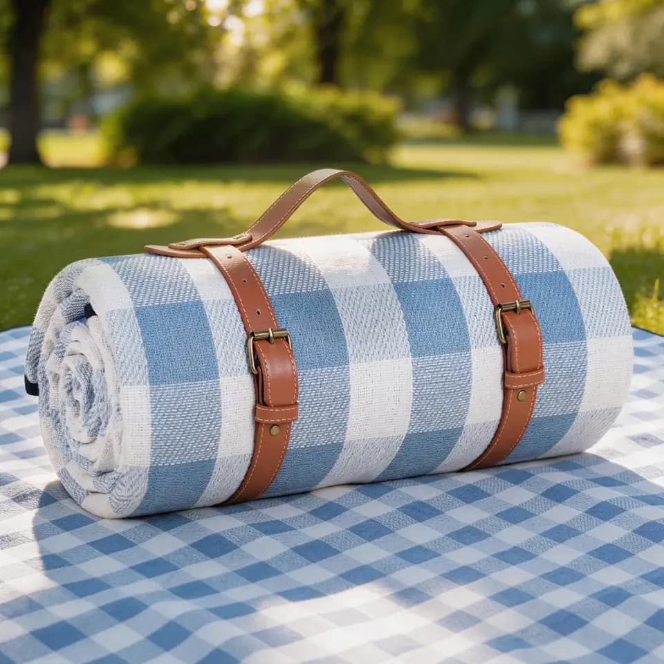 sapsisel 80”x 80” Picnic Blanket Extra Large, Waterproof and Foldable Beach Blanket, 3-Layer Outdoor Blanket for 6 to 8 Adults, for Camping, Park, Beach, Grass, Indoors…