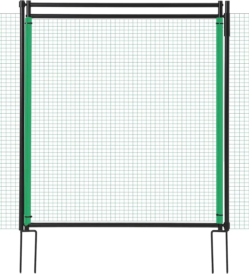 Signstek Zauntor 90 cm hoch für Begrenzungszaun mit Einhandöffnung