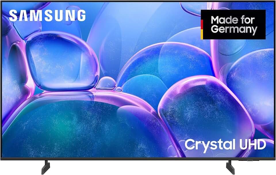 Samsung Crystal UHD 4K U7099F 43 Zoll (108 cm) LED, Optimiert für Fussball und Gaming, 4K Prozessor, AI Upscaling, SmartThings, Knox Security, 2025