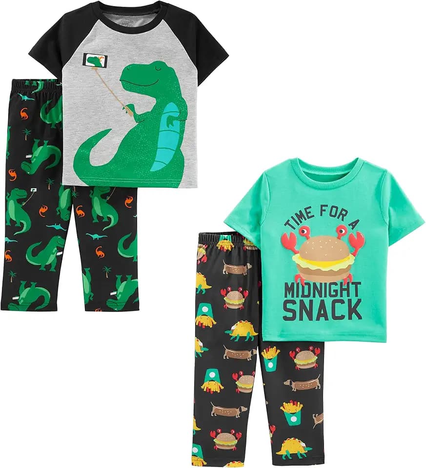 Simple Joys by Carter's Boys' 4-piece Polyester Pajama Set