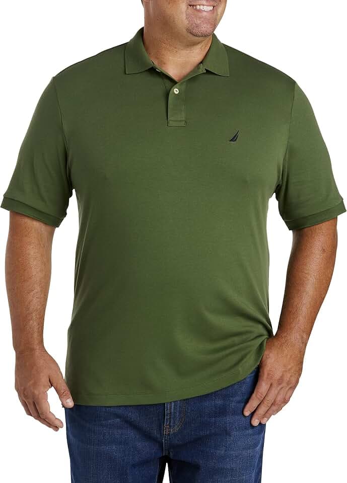 Nautica Men's Classic Fit Short Sleeve Polo Shirt
