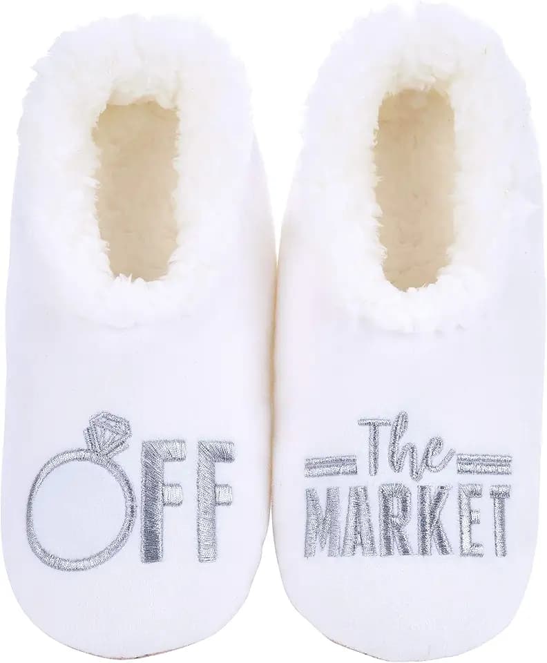 Snoozies Bride Slipper Socks for Women