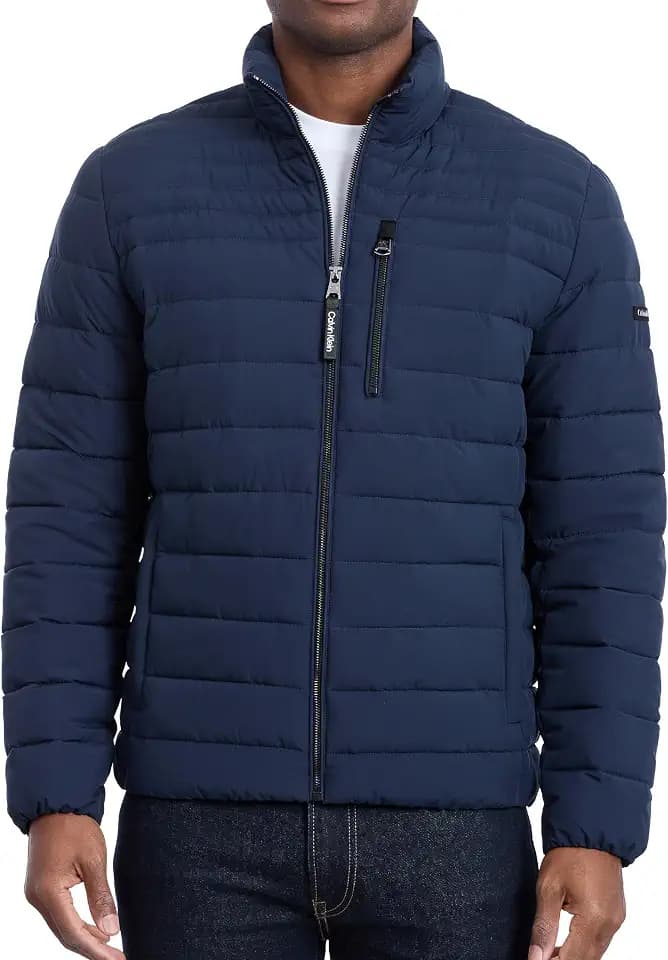 Calvin Klein Men's Full Zip Down Puffer Coat