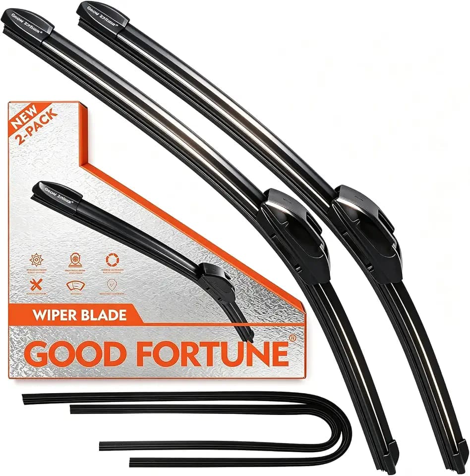 Good Fortune 26"+20" Graphene Coating windshield Wiper Blades Hook 2-Pack