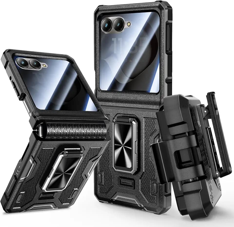 VEGO for Motorola Razr 2026/2025/2024 Case with Belt Clip Holster