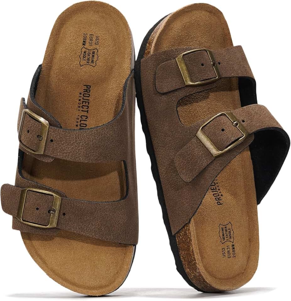 100% Genuine Leather Sandals for kids Slides for Boys & Girls Kids sandals