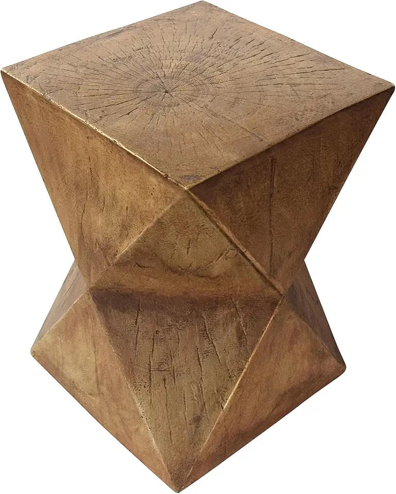 Christopher Knight Home Lux Outdoor Lightweight Concrete Accent Table, Natural