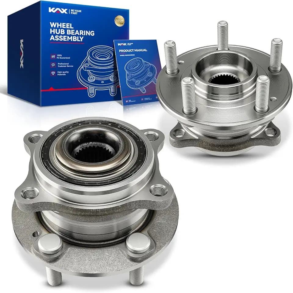 KAX 2X Front Wheel Bearing and Hub Assembly with 5 Lugs for Hyundai Kia