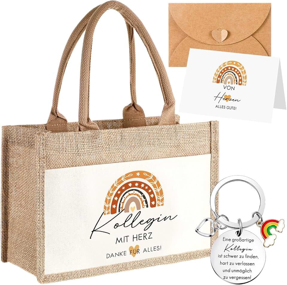 Tenare 4er Set Abschiedsgeschenk Dankeschön Kollegin
