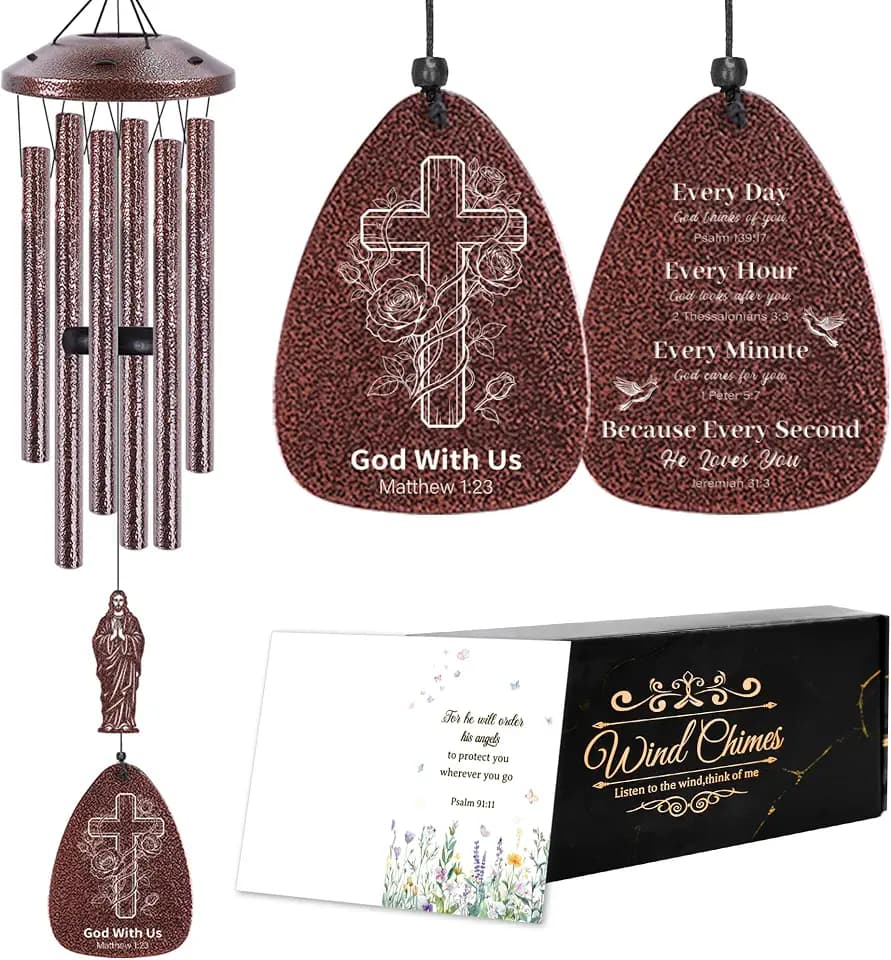 Christian Gifts for Women, Religious Wind Chimes for Outside