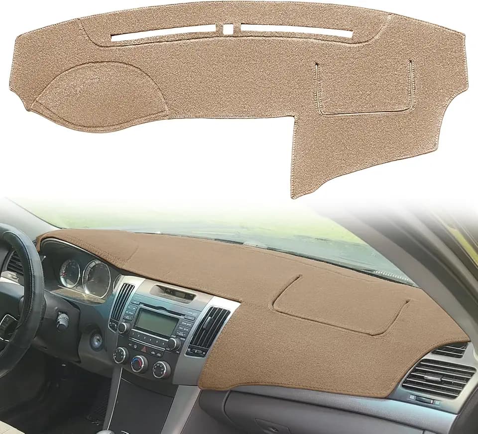 Dash Cover Mat for Hyundai Sonata 2009 2010 (09-10 Beige) F80