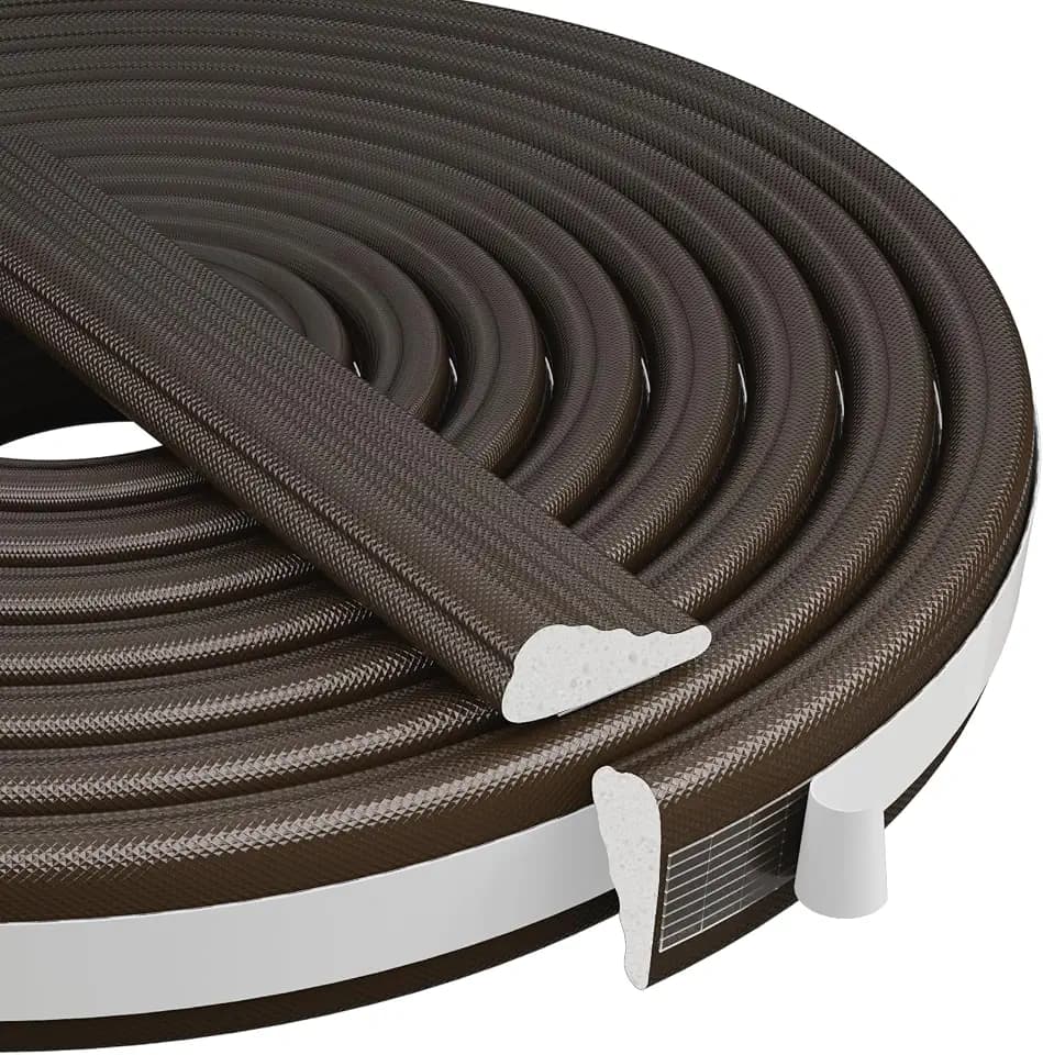 Kneelisa 118” Wedge-Shape Foam Window Weather Stripping Door Seal