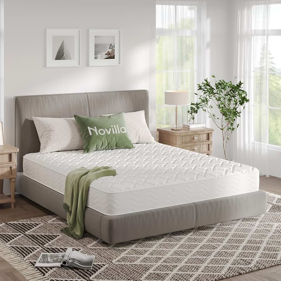 Novilla Taschenfederkernmatratze H3 160x200 7 Zonen Matratze mit Komfortschaum Öko-Tex CertiPUR US Federkernmatratze 20cm Mittel