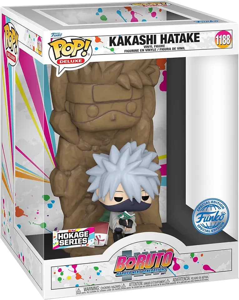 Funko Pop! Animation - Deluxe: Boruto - Kakashi Hatake Hokage Series Special Edition Multicolor Exclusive #1188