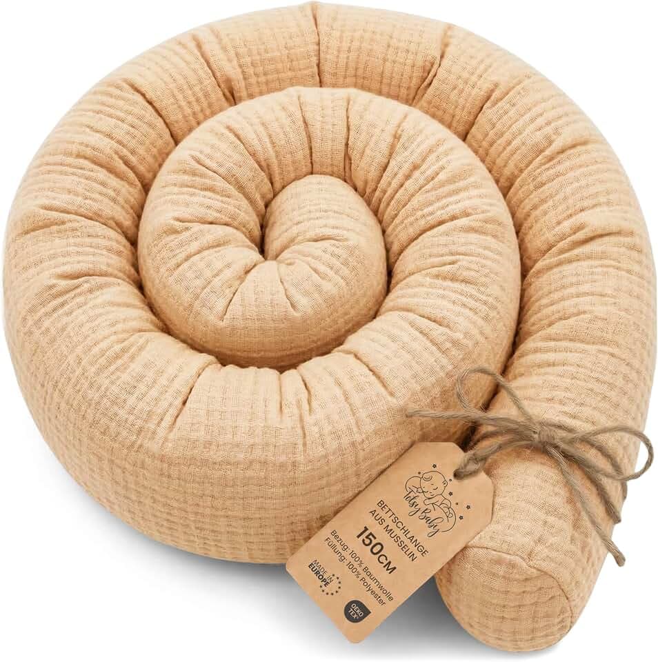 Totsy Baby Seitenschläferkissen Bettschlange Body Pillow Kopfkissen lang Bettrolle Schlafkissen Nackenrolle Kissen zufällige Variante Oeko-Tex