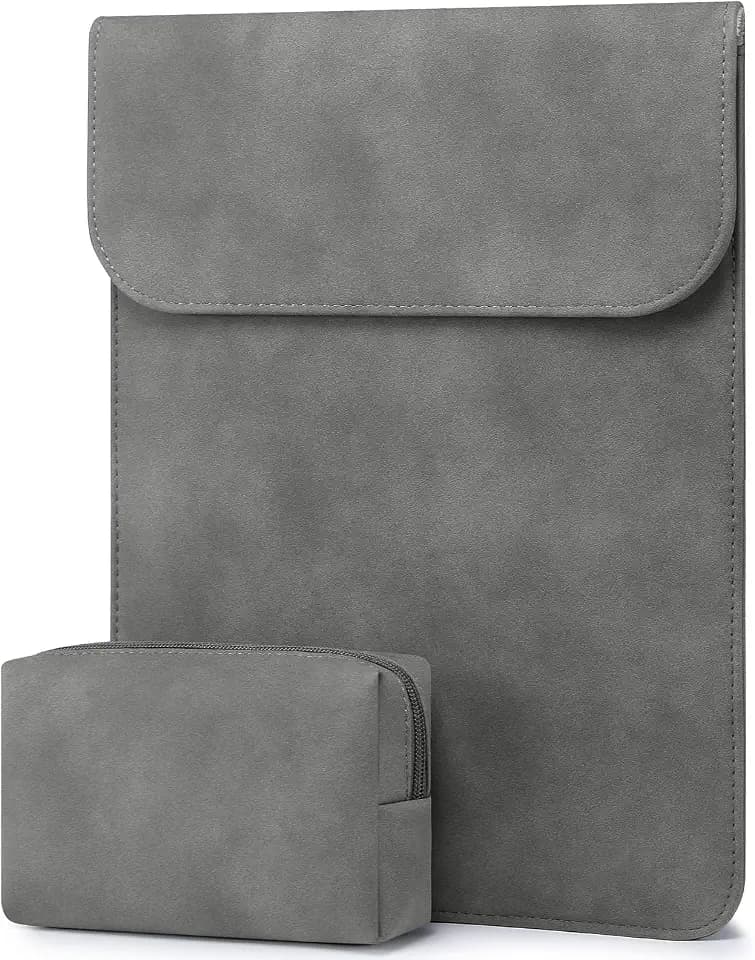 HYZUO 13 Inch Laptop Case Bag Sleeve for MacBook Pro Air M5, Dark Gray