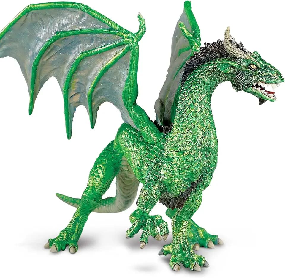 Safari Ltd. Forest Dragon Toy - 6 Inch Realistic Fantasy Figure for Kids