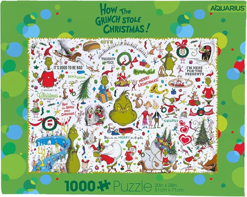 Dr.Seuss Wie Die Grinch Stola Weihnachten 1000pc Puzzlespiel