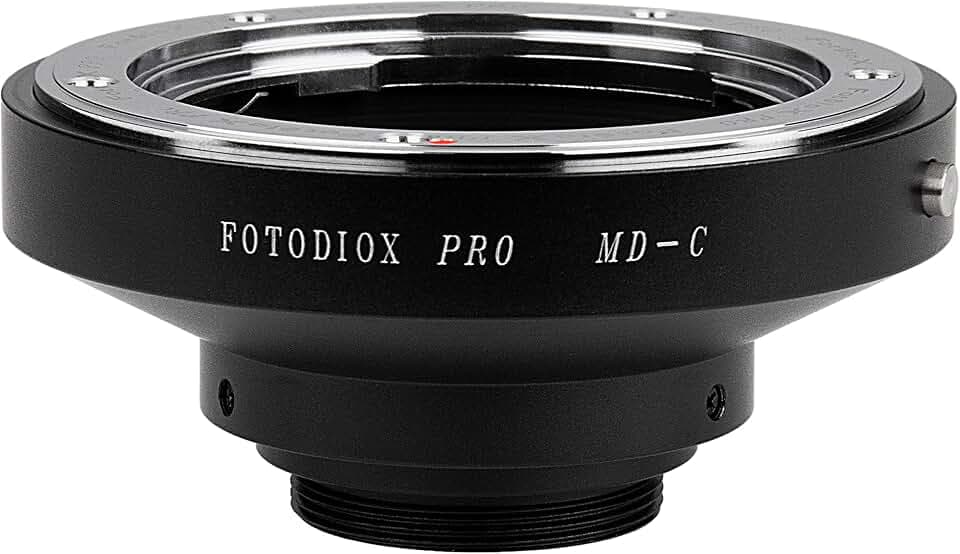Fotodiox Pro Lens Mount Adapter Compatible with Minolta MD Lenses to C-Mount Cameras