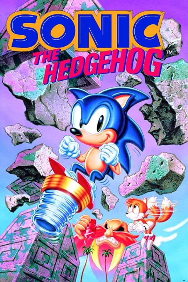 Close Up Sonic The Hedgehog Poster Break Through Rocks (61cm x 91,5cm)