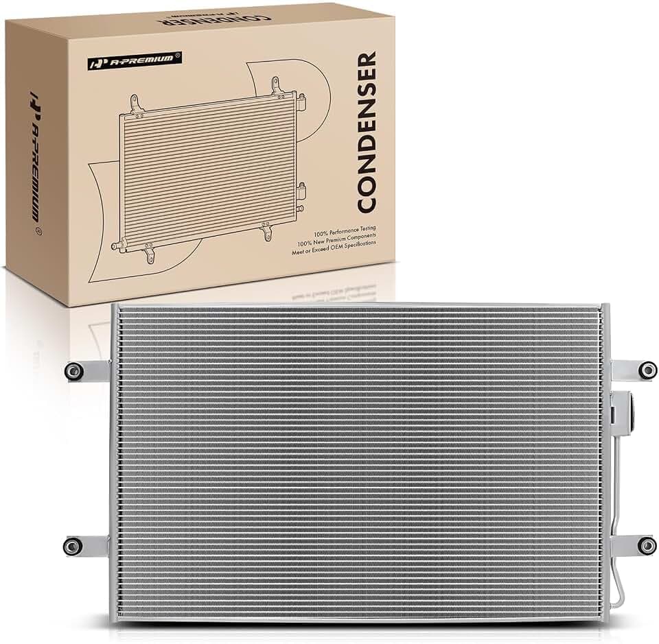A-Premium Air Conditioning Condenser Compatible with Freightliner