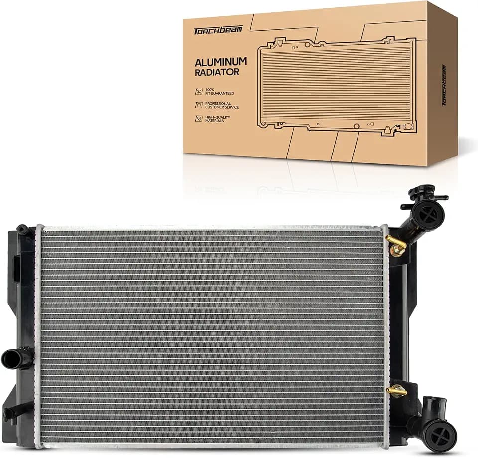 Torchbeam Vehicle Radiators for 09-19 Corolla 09-10 Vibe 1.8L(USA or Canada Built) 2009-2013 Matrix 1.8L(USA or Canada Built) (27 3/4 inch Between Top Mounting Holes) CU13106