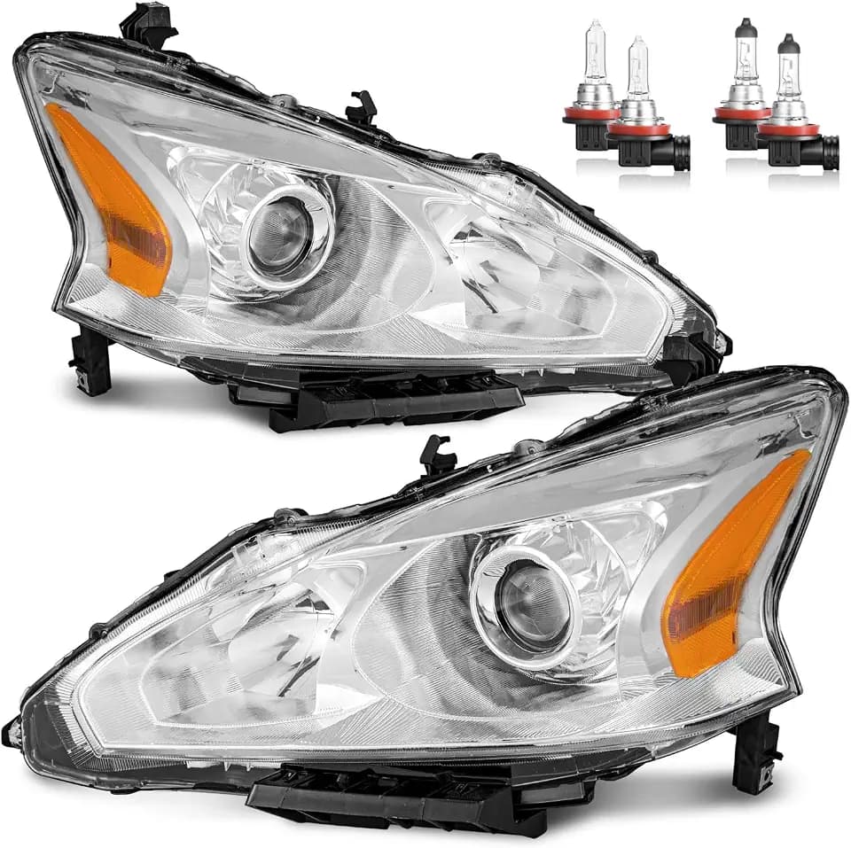 Headlights for 2013 2014 2015 Nissan Altima 4-Door