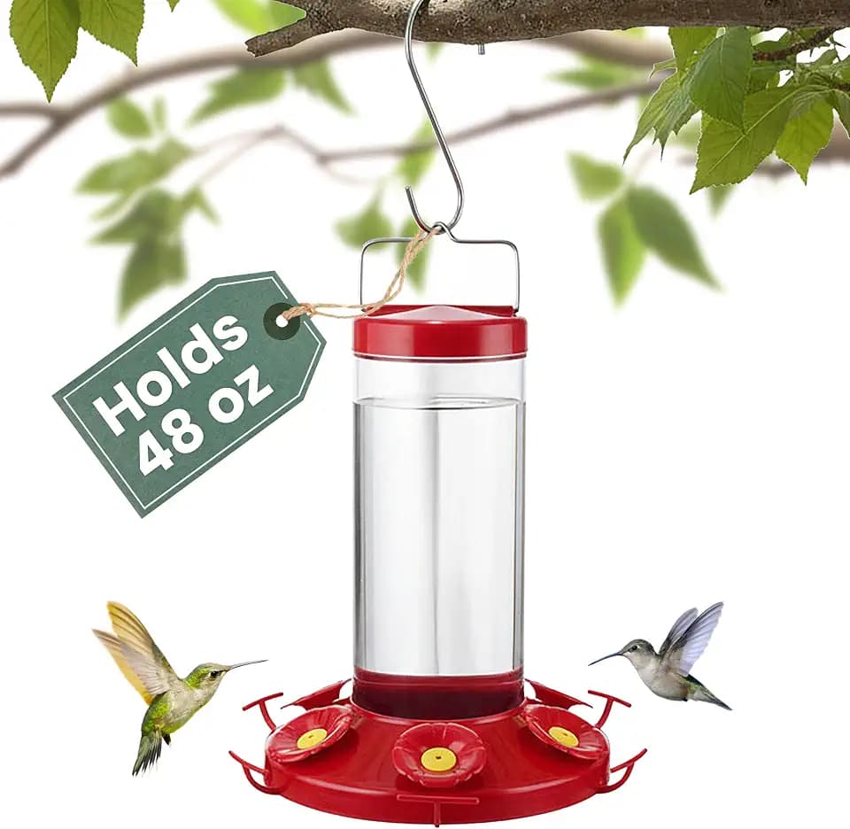 Perky-Pet Grand Master Hummingbird Feeder, 48 oz Nectar Capacity