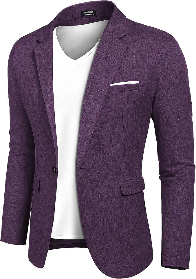 COOFANDY Men's Blazer Casual Sport Coats Slim Fit Lightweight Sports Jacket