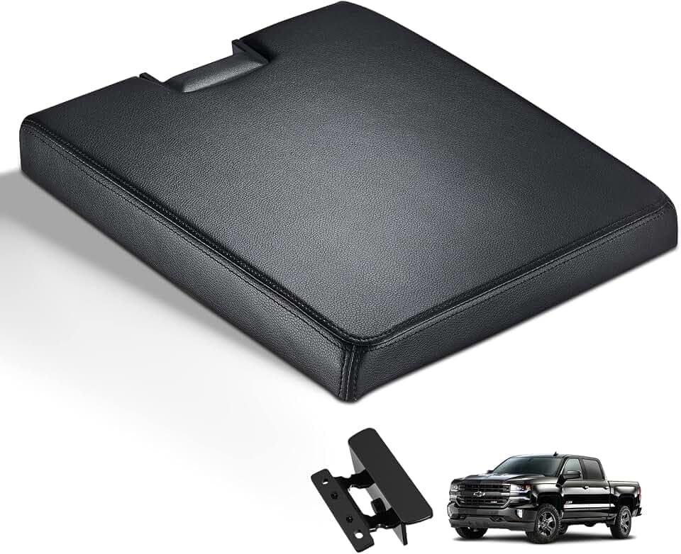 BDFHYK Center Console Lid Replacement Kit Compatible with Chevy Avalanche Silverado Suburban, Compatible with GMC Tahoe Sierra Yukon for 924835, 20864151, 20864153, 20864154, 924-835