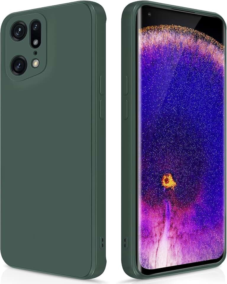 GiiYoon Hülle für Oppo Find X5 Pro, grün