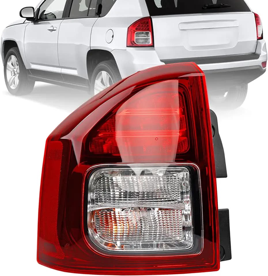 LED Brake Taillight Fits Jeep Compass 2014-2017 Rear Left Driver Side