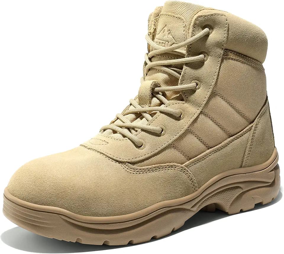 NORTIV 8 Herren Militärische Taktische Arbeitsstiefel