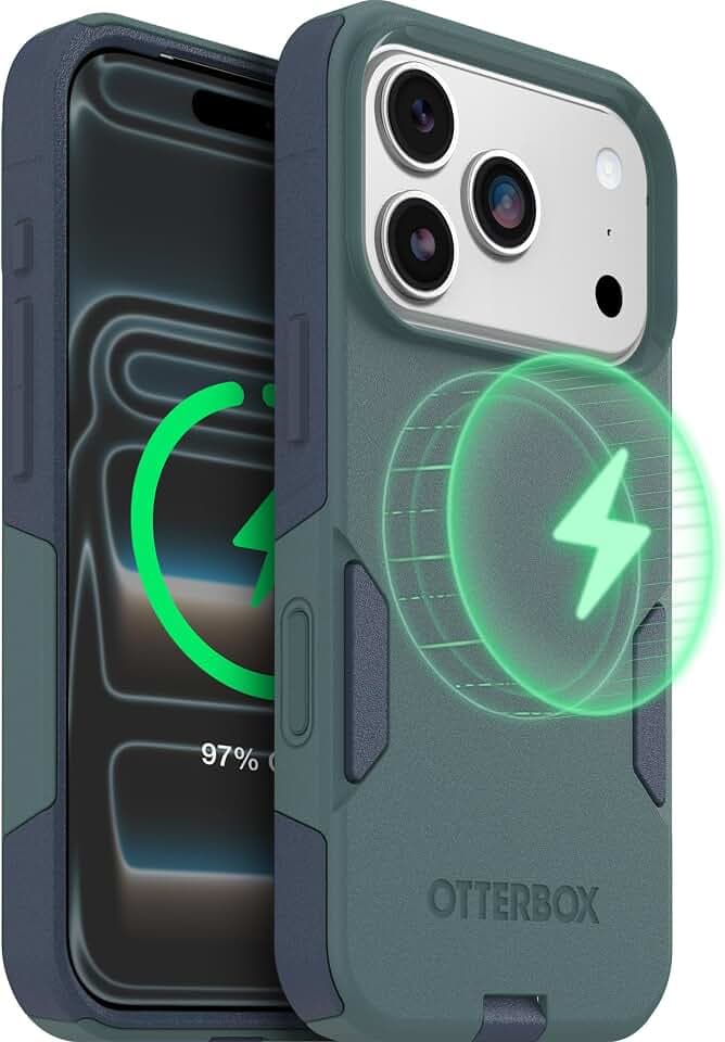 OtterBox iPhone 18/17 Pro Commuter Series MagSafe Case, Saltwater Breeze