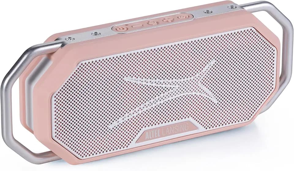 Altec Lansing HydraWAVE Portable Bluetooth Speaker, 12h Playtime, USB-C Quick Charge, True Wireless Pairing, IP67 Waterproof Bluetooth Speaker, Voice Assistant Compatible