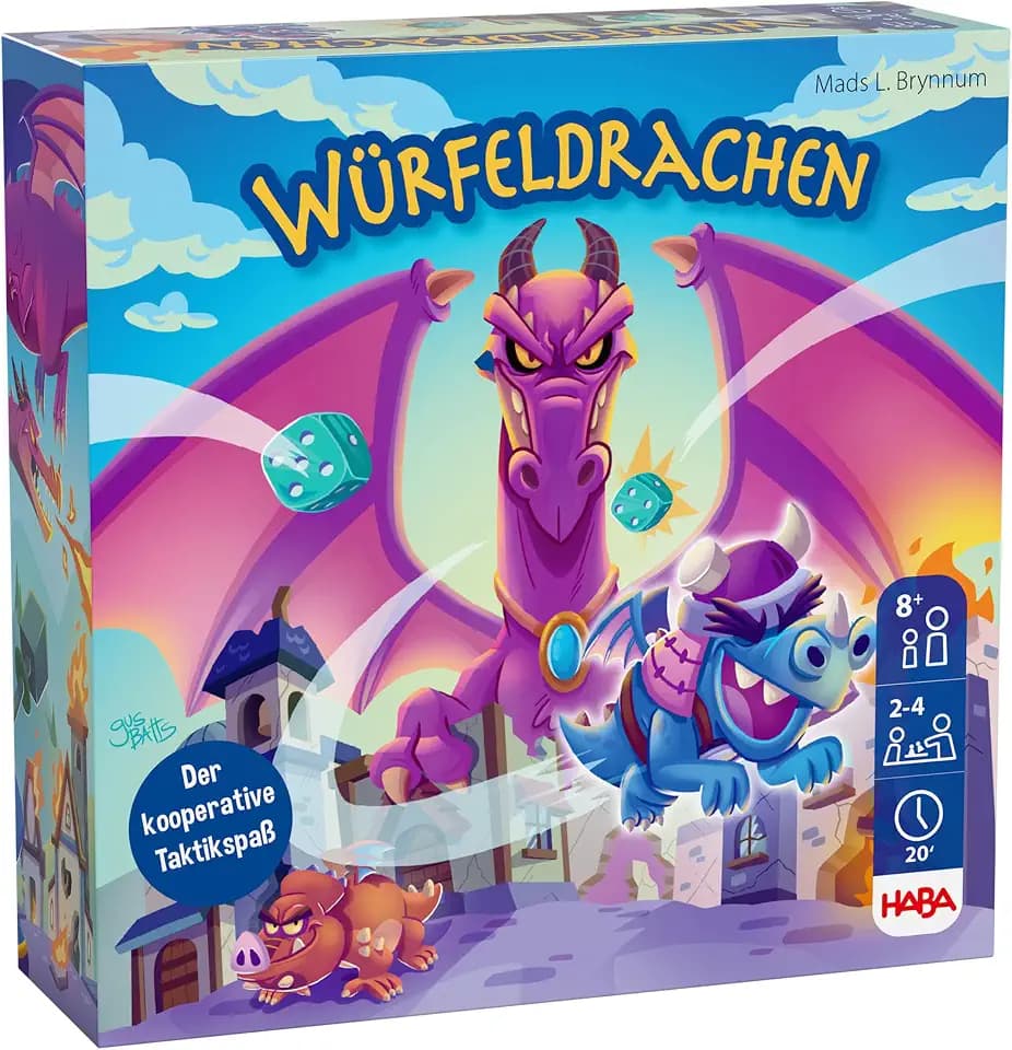 HABA Würfeldrachen – Kooperatives Spiel & Familienspiel ab 8 Jahre