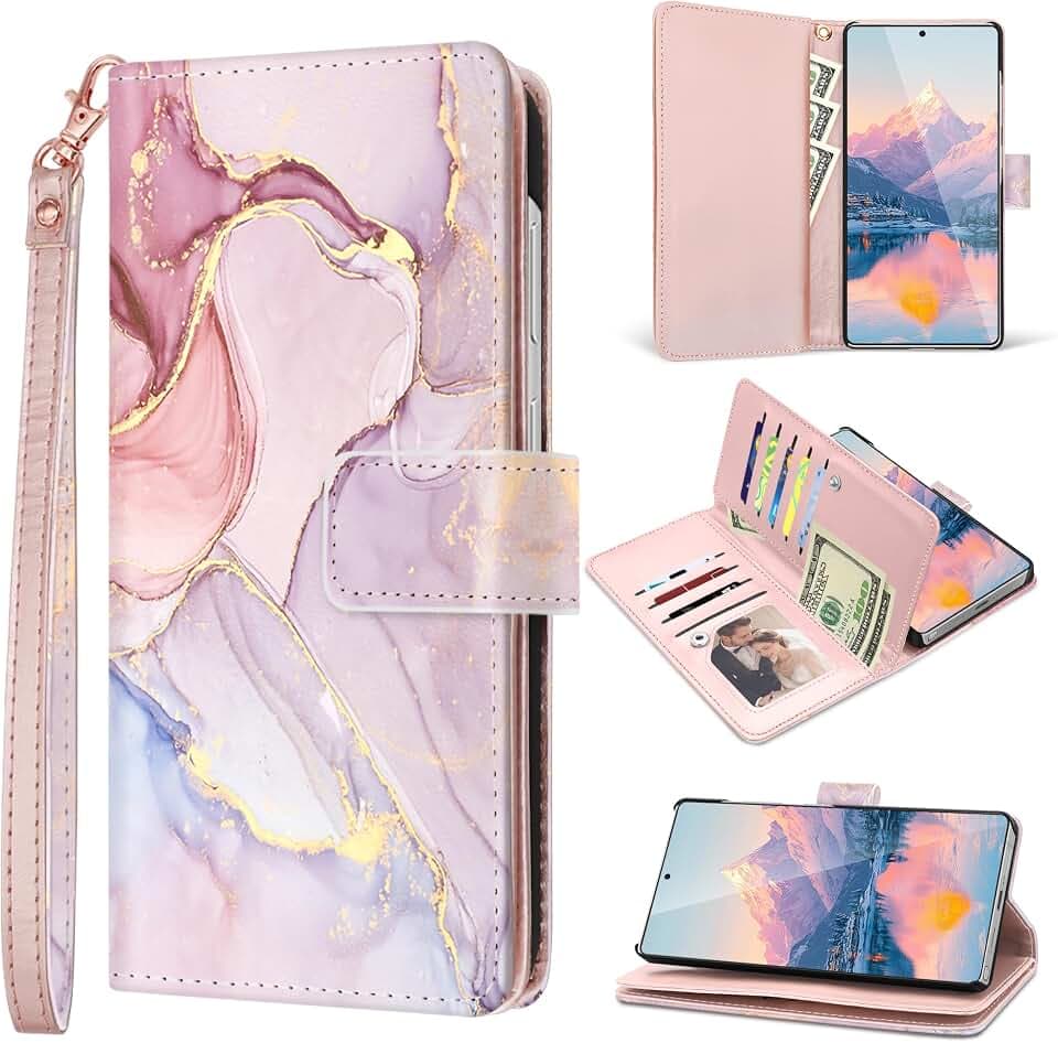 Fingic for Samsung Galaxy S26 Ultra Wallet Case with Card Holder Kickstand