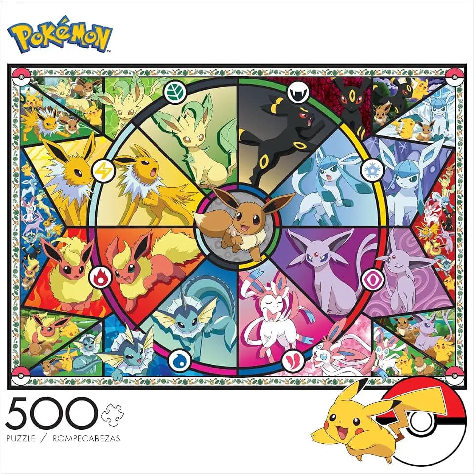 Buffalo Games - Pokémon Eevee Evolutions - 500 Piece Puzzle for Adults