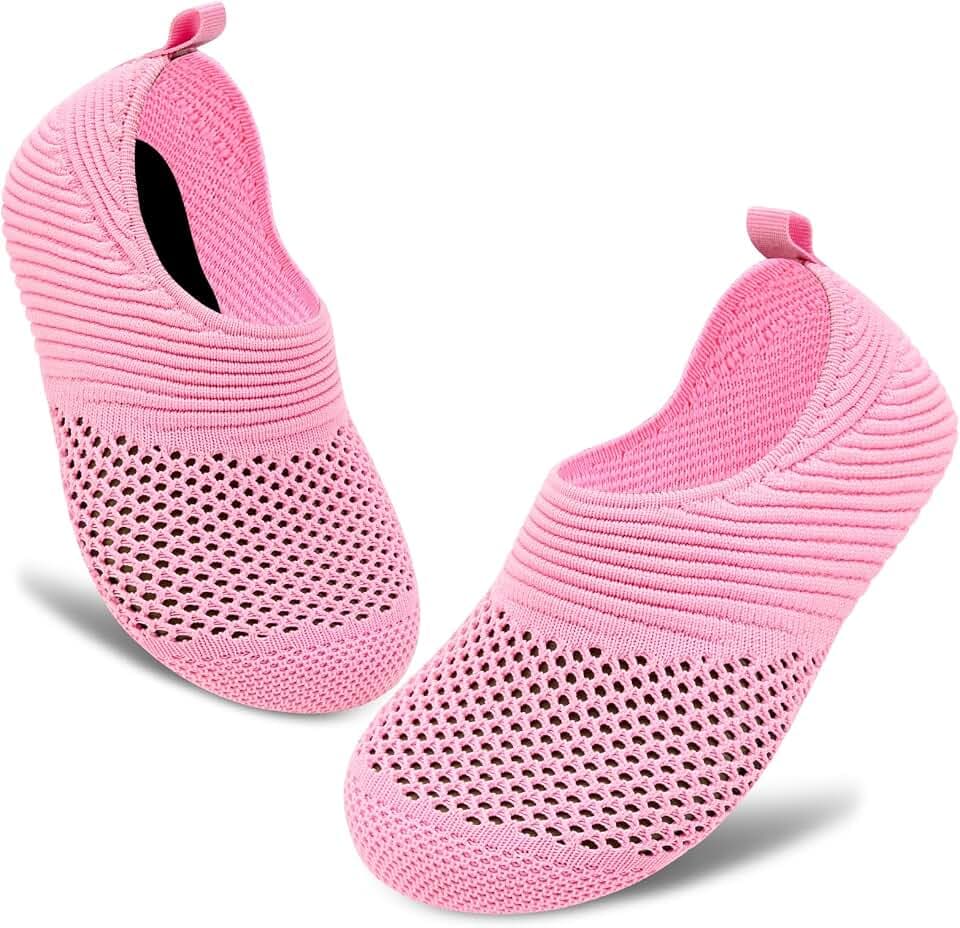 ANLUKE Kids Water Shoes Quick-Dry Barefoot Aqua Socks for Beach Swim