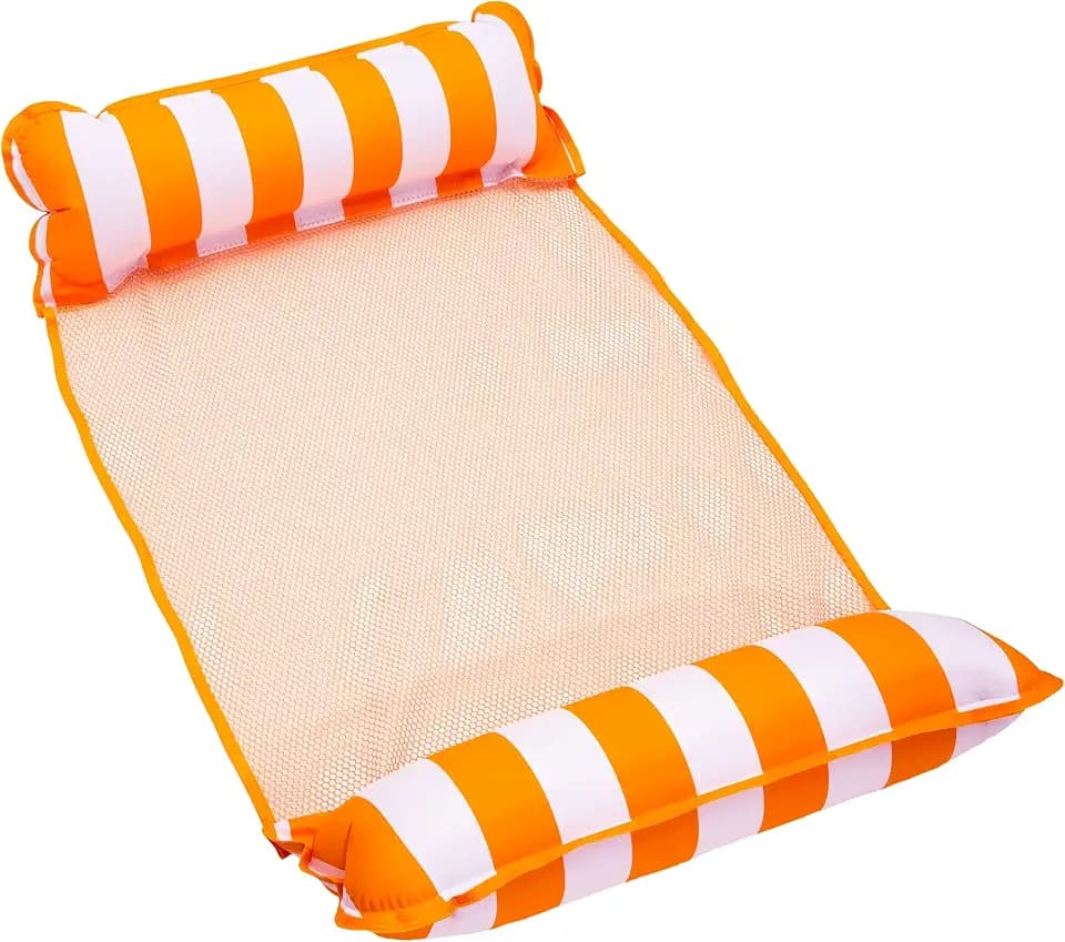 Aqua 4-in-1 Monterey Hammock Pool Float & Water Hammocks – 2-3-4 Multipacks – Multiple Colors/Styles – for Adults and Kids Floating