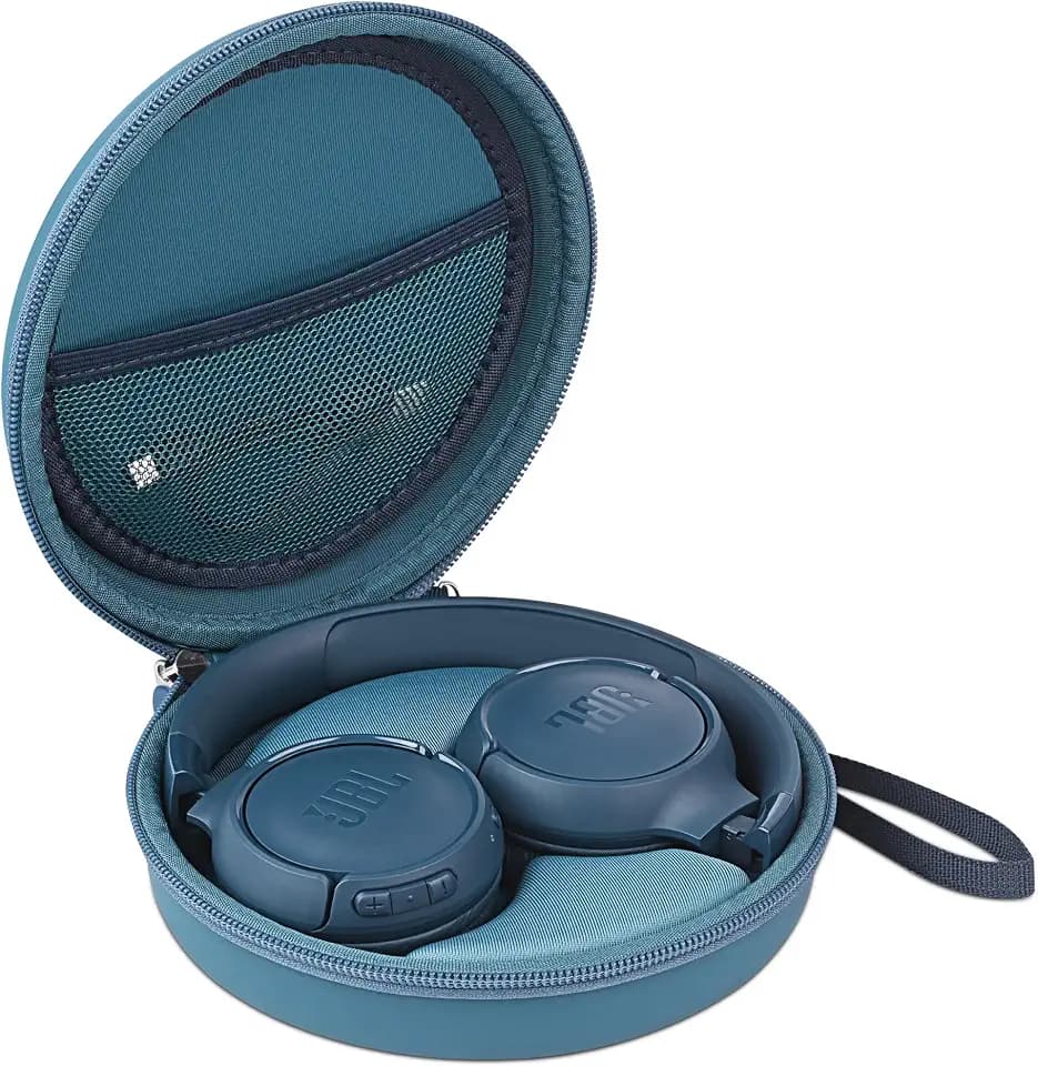 Hard Headphone Case for JBL Tune 510BT / 520BT Over-Ear Headphones, Blue