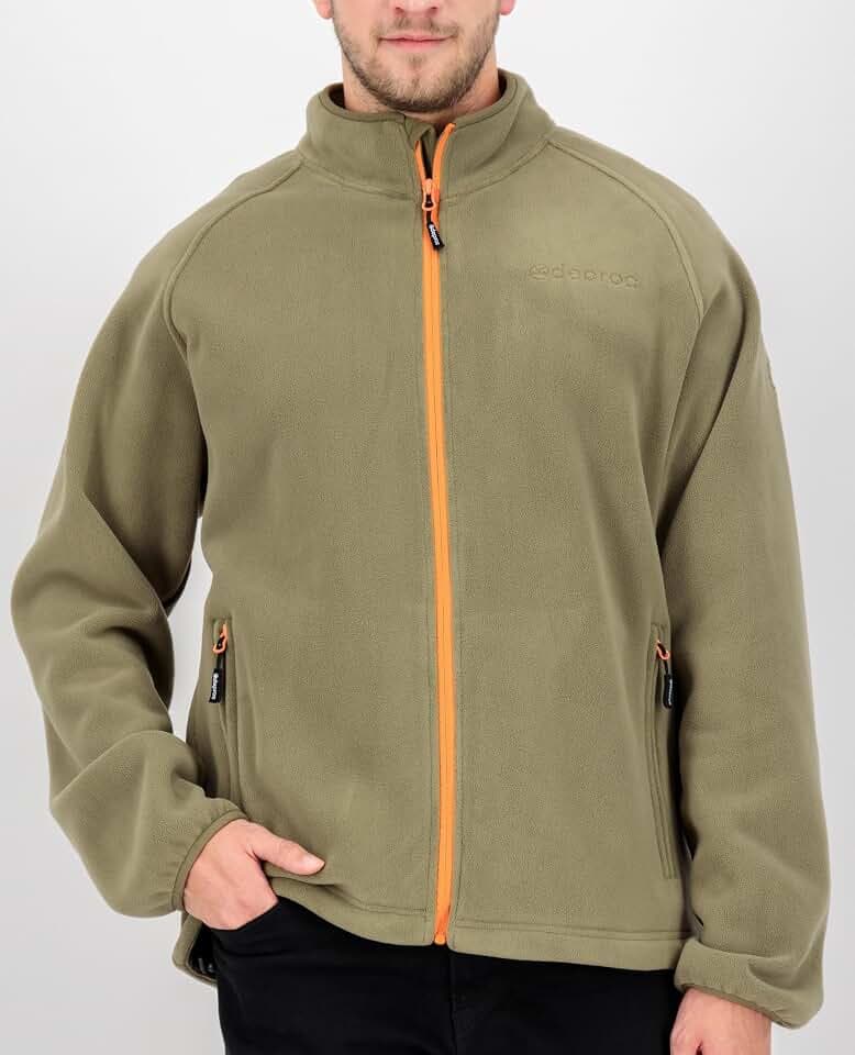 DEPROC-Active Herren Herren Fleecejacke mit Stehkragen Übergangsjacke Windbreaker Polarfleece Wawa Bay Fleecejacke