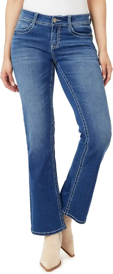 WallFlower Women's Luscious Curvy Feisty Jeans, Sizes 0-17
