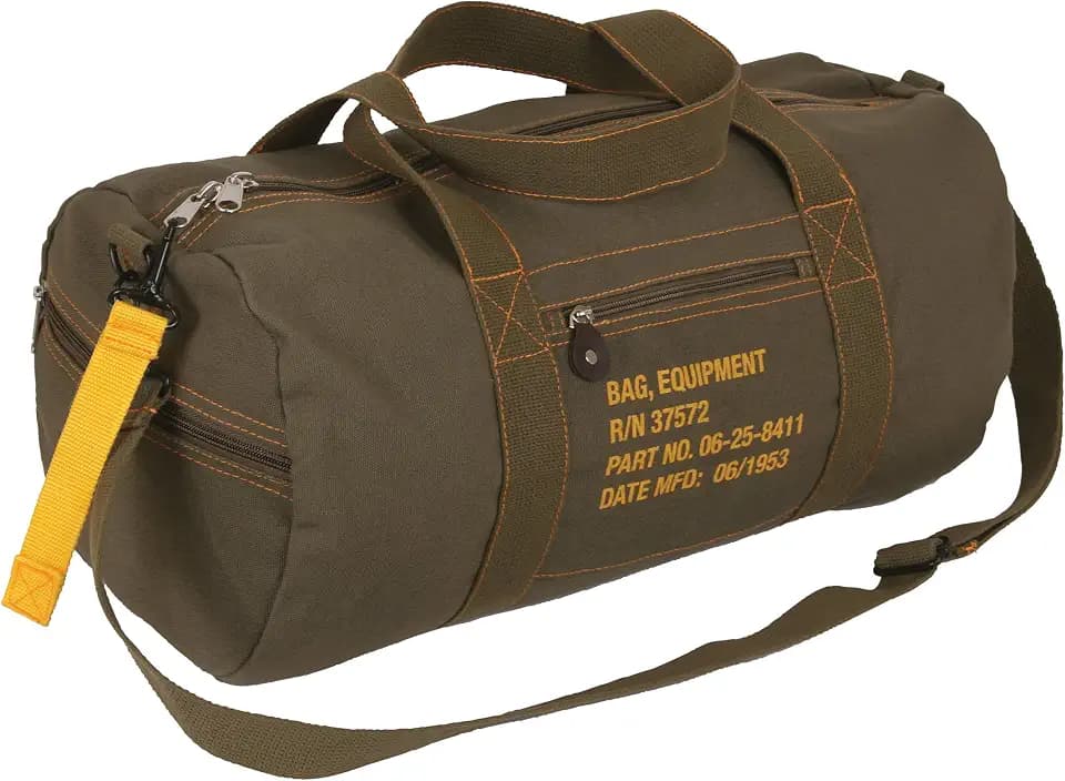 Rothco Canvas Equipment Bag, Heavyweight Cotton Carryall