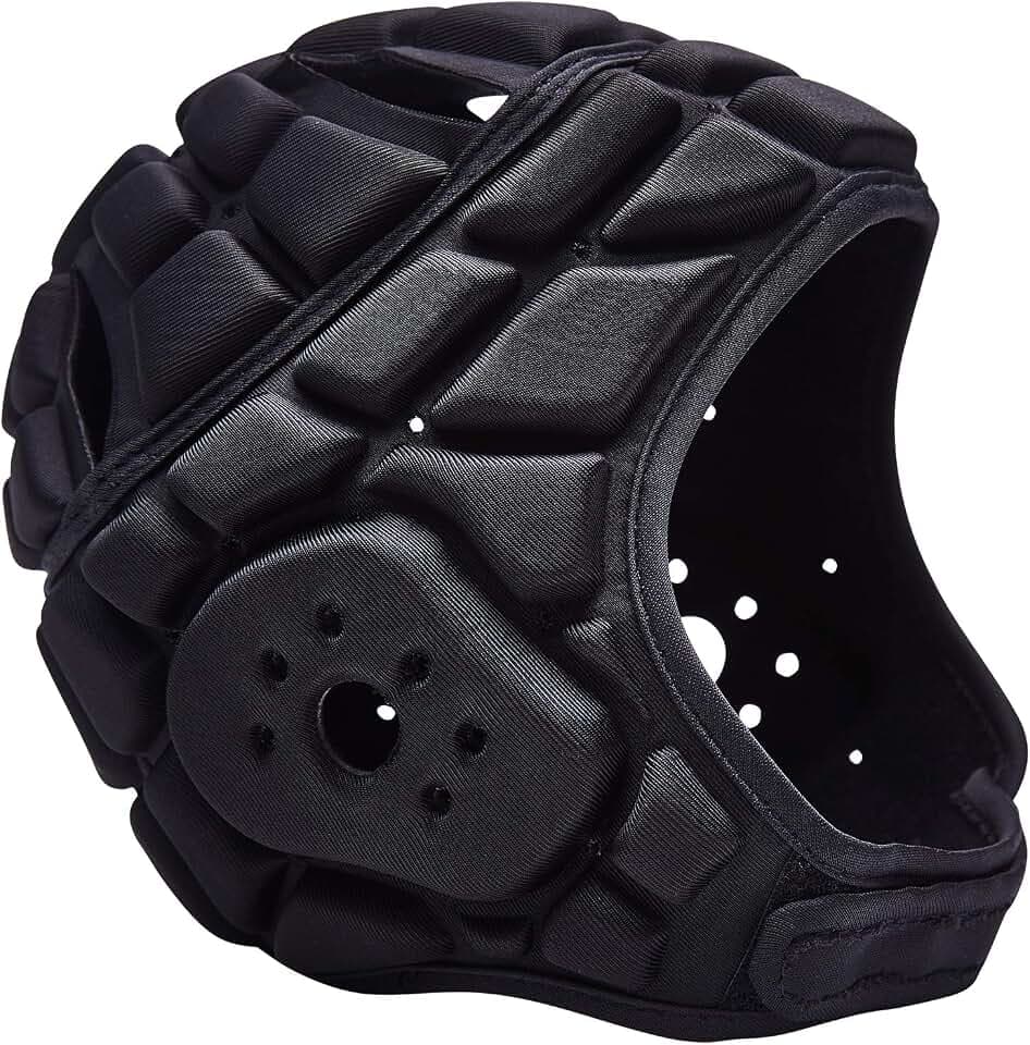 COOLOMG Soft Shell Flag Football Helmet 7v7 Rugby Helmet Scrum Cap
