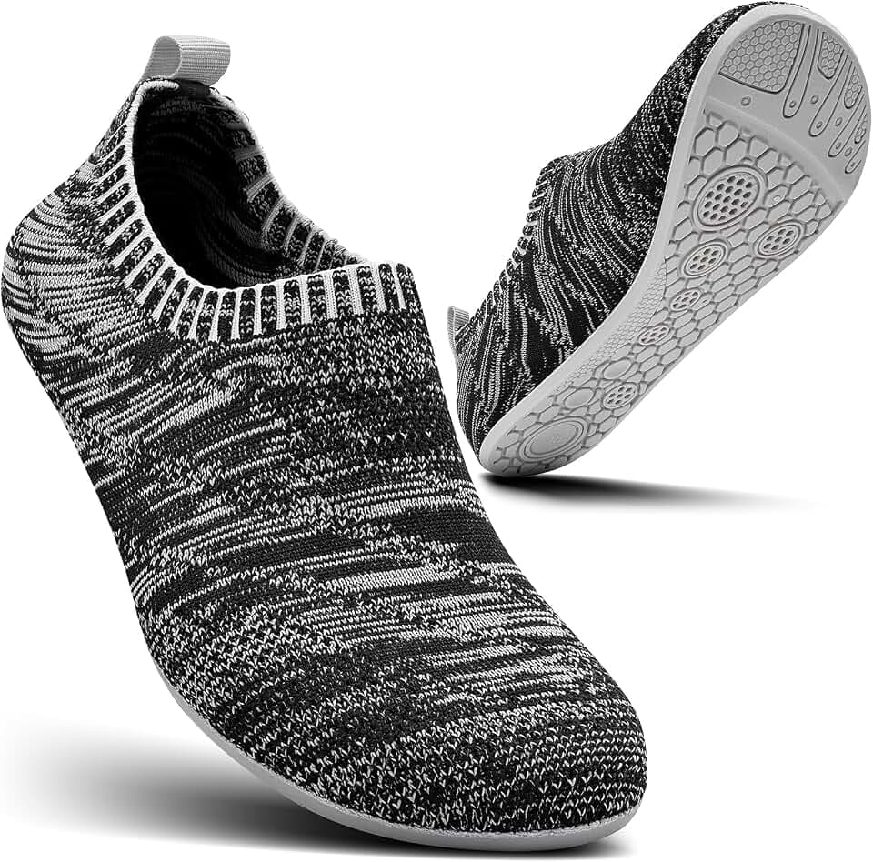 Sosenfer Hausschuhe Damen Herren, Barfußschuhe Rutschfest Bequem