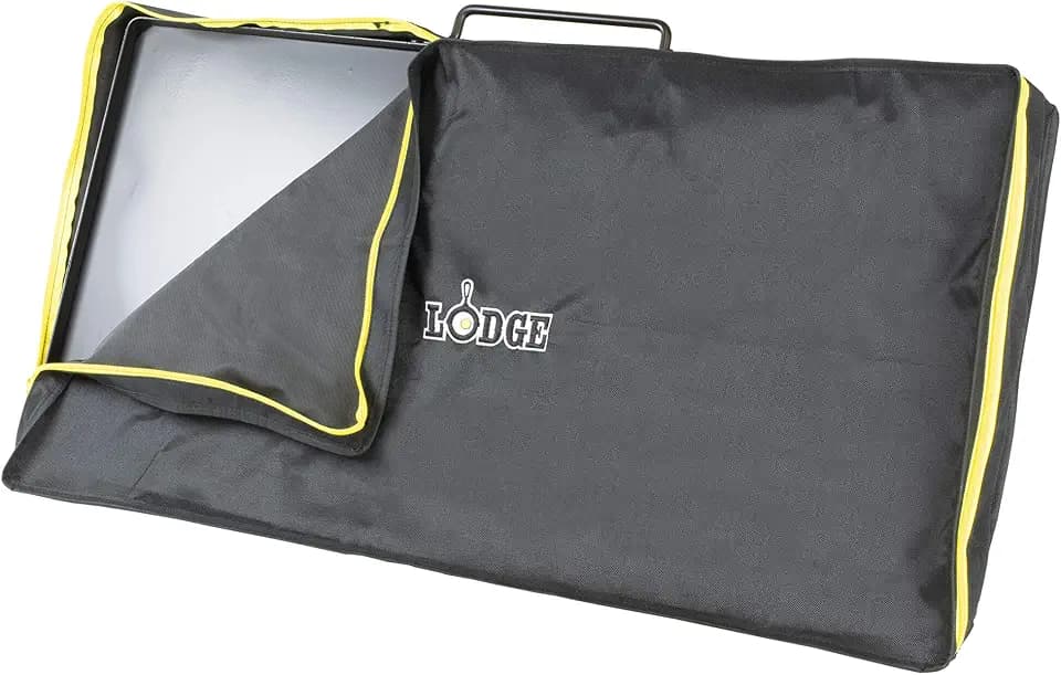 Lodge Durable Outdoor Camp Cooking Table Tote Bag, Black
