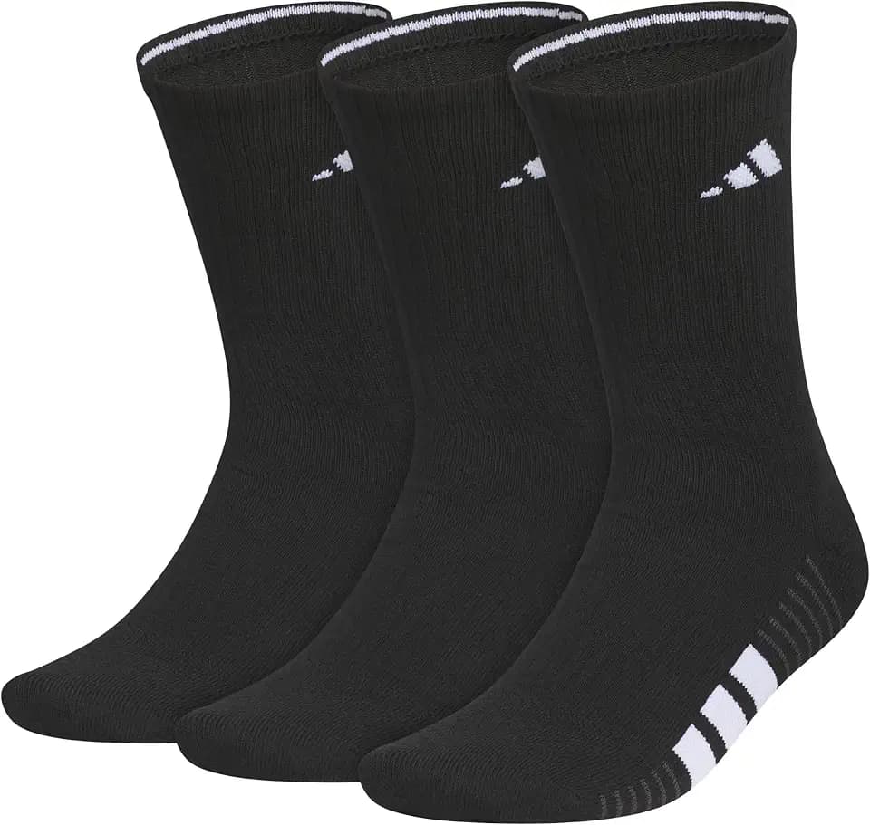 adidas Men's Cushioned Socks 3 Pairs