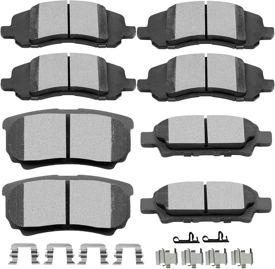 Ceramic Brake Pads Kits,SCITOO 8pcs Brakes Pads Set For Jeep For Compass